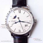 GF Factory Glashutte Senator Excellence Panorama Date Moonphase White 40mm Automatic Watch 1-36-04-01-02-30 